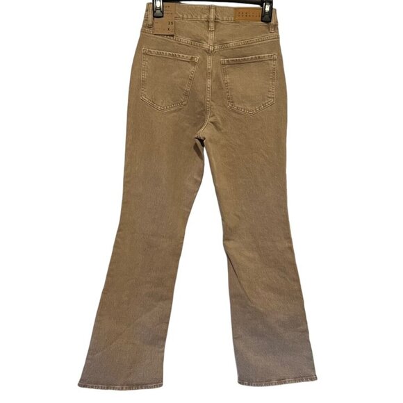PACSUN Tan Denim Stretch High Rise Bootcut Jeans Size 25 - Picture 2 of 9